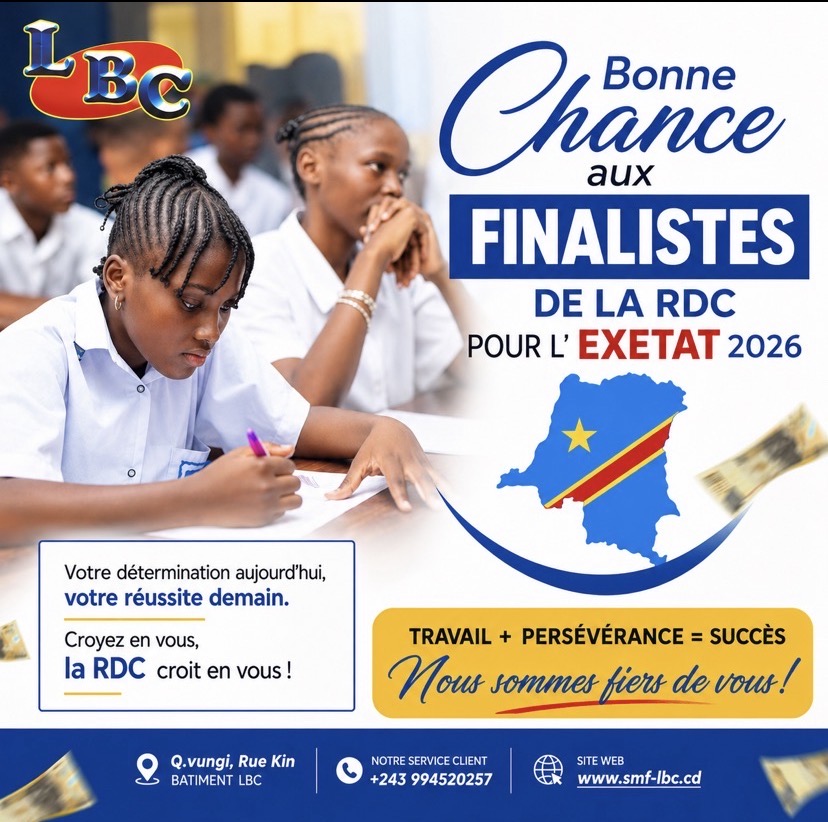 Message de soutien de la SMF LBC aux finalistes de l’EXETAT 2026